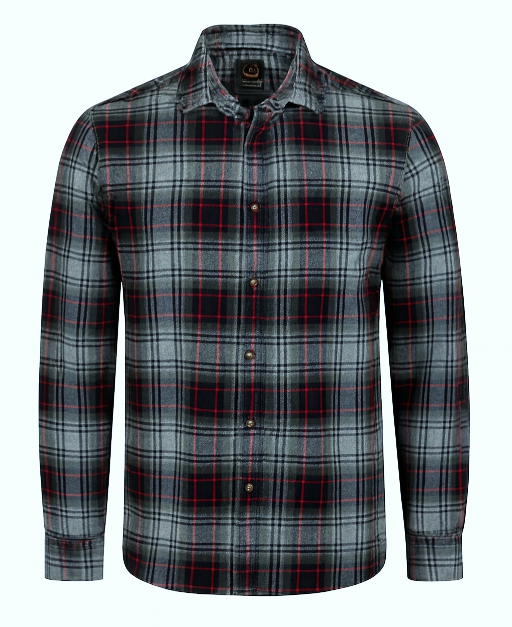 پیراهن پشمی استایل پاییزه سایز بزرگ پیراهن پشمی مردانه