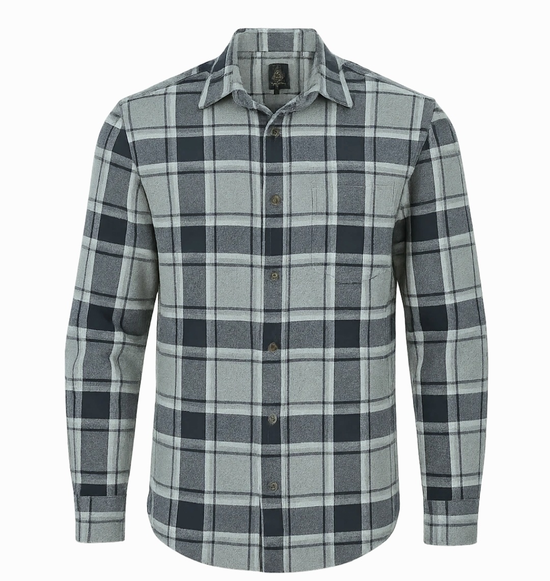 پیراهن پشمی چهارخانه مردانه سایز بزرگ