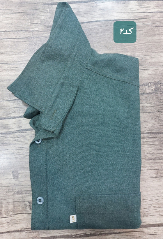 پیراهن مردانه آستین کوتاه لینن نخی سایز بزرگ (4XL تا 6XL)